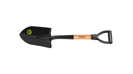 Small Round Mouth Shovel, wooden handle - camping 2